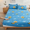 thumbnail image 1 of Funda de cama de algodón, funda protectora antideslizante, funda protectora para cama, 1 of 6