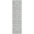 thumbnail image 2 of Addison Rugs Chantille Indoor/Outdoor Transitional Diamonds Gray Washable Runner Rug, 2'3" x 7'6", 2 of 6