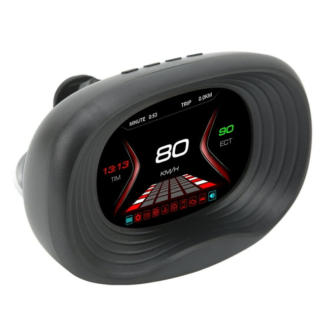 Velocidad de VoltaJe de Temperatura Pantalla Hud, OBD Hud Digital Digital alarma Alarma de Alta Precisión Código de Falla de Alta Precisión Para Automóvil