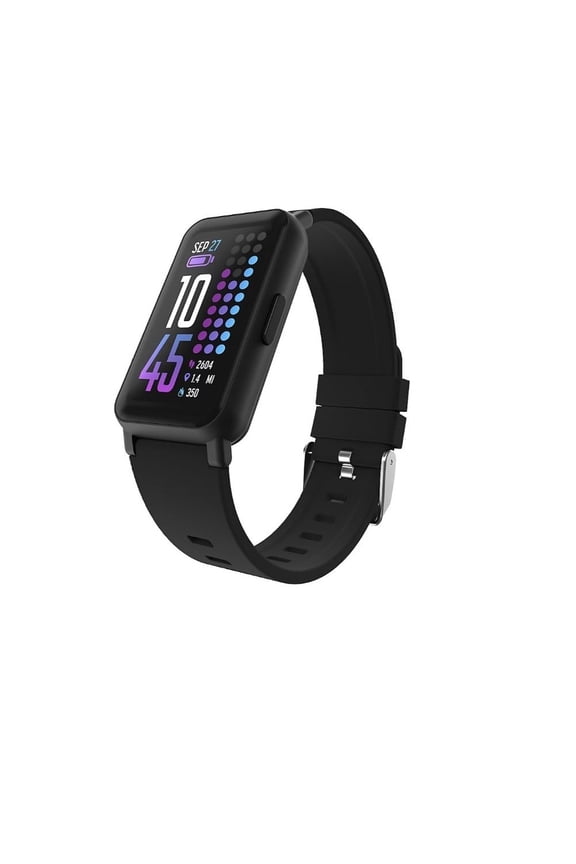 Open Box iTouch Active 4 Unisex Adult Smartwatch Fitness Tracker, Black