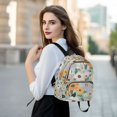 thumbnail image 6 of FORMRS Mini Backpack Purse for Women Quilted Travel Daypack Casual Shoulder Bag, Floral Pattern, 6 of 7