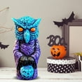 thumbnail image 4 of Boc Decorative Halloween Sculpture Unique Festive Horror Scary Midnight Ritual Skull Devil Statue Party Supplies, 4 of 10