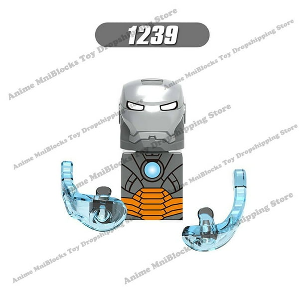 Mini figuras de acción de plástico de Disney, juguetes de bloques de ensamblaje, regalos de Navidad, XP193, D009, WM718