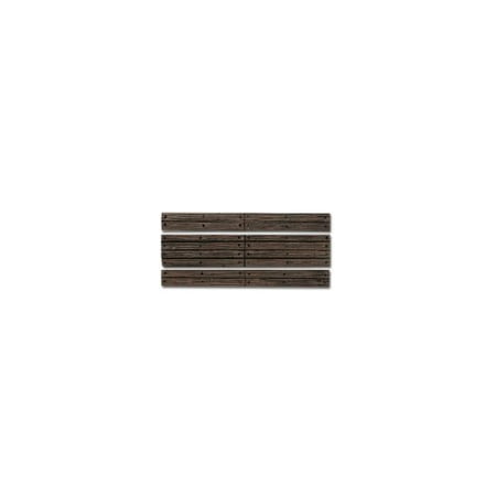 Scale Wood Grade Crossing - WOODLAND SCENICS C1147 HO Grade Crossing Wood Plank