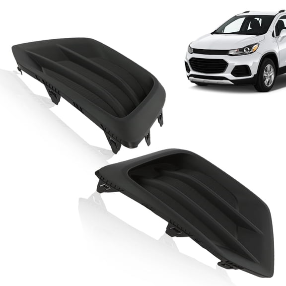 Fog Light Covers Set of 2 Front LH & RH Side Fit For 2017-2022 Chevy Trax