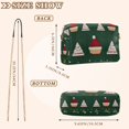 thumbnail image 4 of FORMRS Women Crossbody Purse with Chain Strap Vegan Leather Shoulder Handbag, Christmas Santa Hats, 4 of 7
