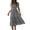 Gray-A, variant on Ecqkame Summer Dresses for Women A Line Tunic Square Neck Short Sleeve Floral Print Dress Casual Flowy Boho Vacation Midi Dress Gray XXL