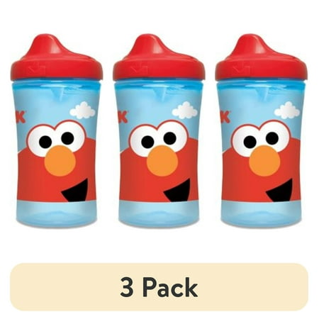 (3 pack) NUK Sesame Street Hard Spout Cup, 10 oz, 2 Pack, 12+ Months, Unisex