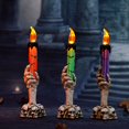 thumbnail image 4 of Decoraciones de Halloween, candelabro LED de Calavera, calabaza, fantasma, luces de vela, accesorios de terror, fiesta de Halloween, hogar, Bar, suministros de decoración, 1pc, 4 of 4
