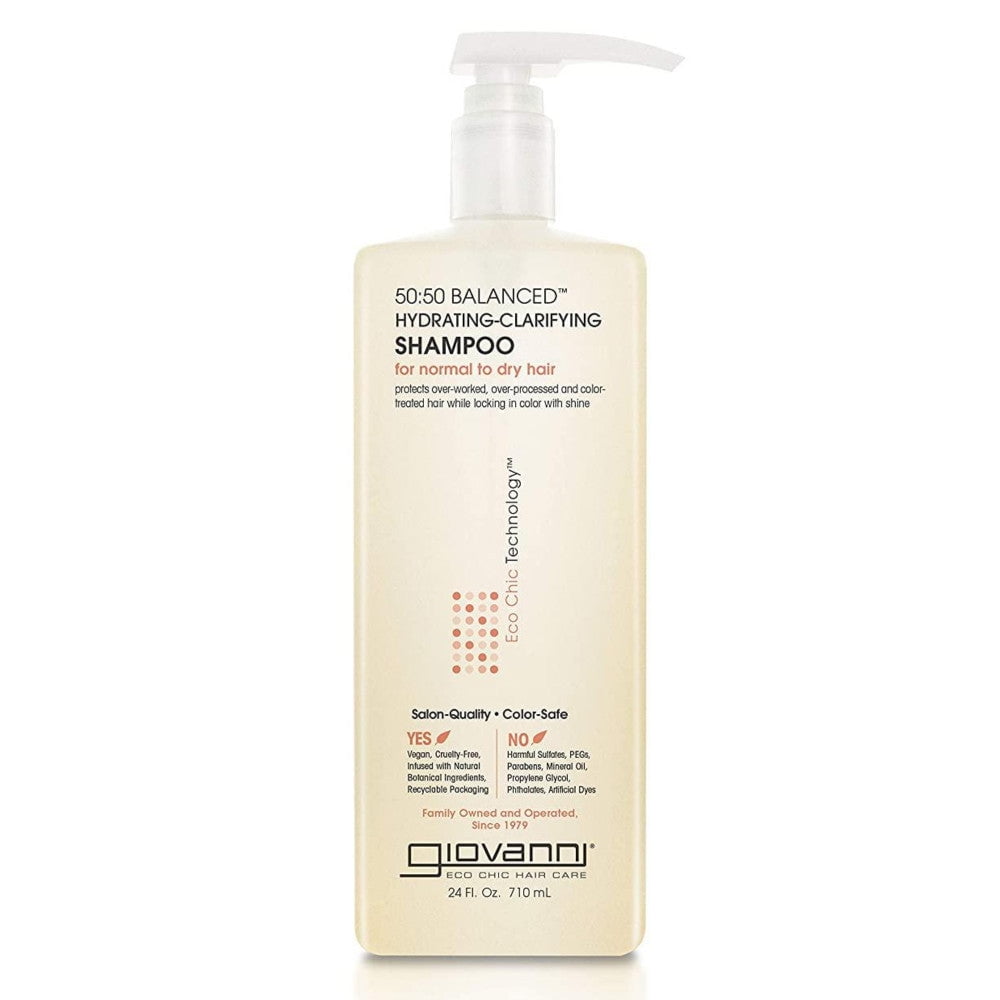 Giovanni 50:50 Balanced Hydrating Clarifying Shampoo - 24 oz