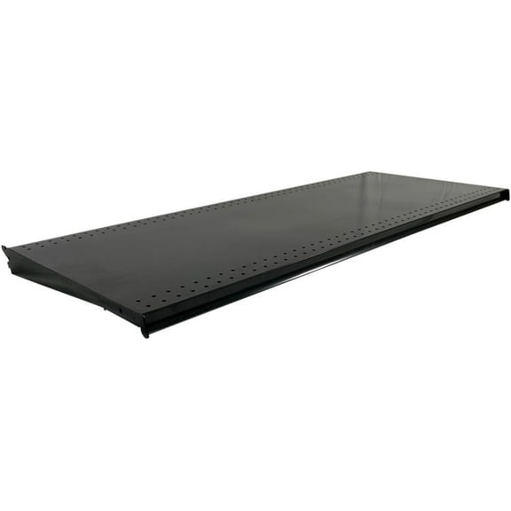 DGS Gondola Shelf, Black 48W 19D Gondola Shelves Gondola Shelving Systems