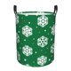 thumbnail image 1 of Fotbe Snowflake Cesto de Ropa con Asas, Cesto Impermeable de Gran Capacidad, Bolsa de Lavado para Dormitorio, Cesto de Ropa con Ruedas y Asas-Small, 1 of 6