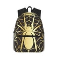 thumbnail image 1 of Balery Gold Spider On The Web Mochila para Mujeres y Hombres, Mochila Ligera Casual para Viajes, Mochila Clásica Básica para la Universidad, 1 of 6