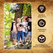 JUMRHFAN Pack of 320 Pirate Treasure, 160 pieces Gemstones for Children, 160 pieces Gold Coins Children, Pirate Theme Decoration Suitable for Children's Birthdays Party and Other