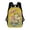 Color-2, variant on Toad Wears Floral Witch Hat Backpack Backpack Student Backpack Cartoon Canvas Backpack