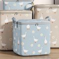 thumbnail image 2 of Sac de Rangement Grande Capacité Organisateurs de Boîtes de Rangement pour Garde-Robe sous le Lit Boîtes de Rangement pour Vêtements Bleu 50*56*50, 2 of 8
