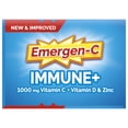 thumbnail image 3 of Emergen-C Immune+ Triple Action Immune Support Powder with BetaVia and Antioxidants, 1000mg Vitamin C, Raspberry, 10 Count, 3 of 15