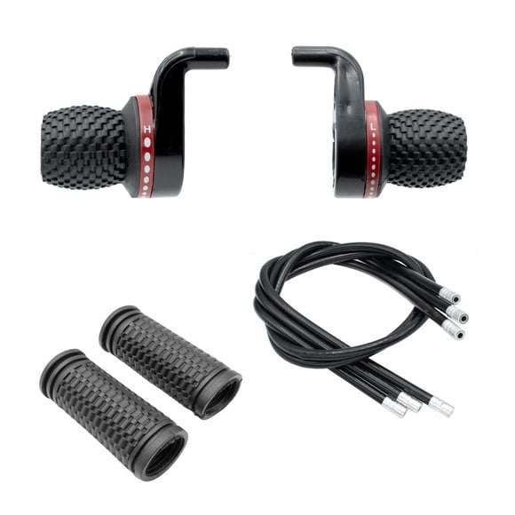 Palancas de Cambios para Bicicleta Negro Rojo S Shine S Shine STD