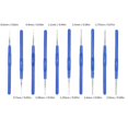 thumbnail image 5 of 20Pcs Crochet Hook Sweater Needle Blue Handle Yarn Weave Craft Knitting Tool Sewing Accessories, 5 of 5