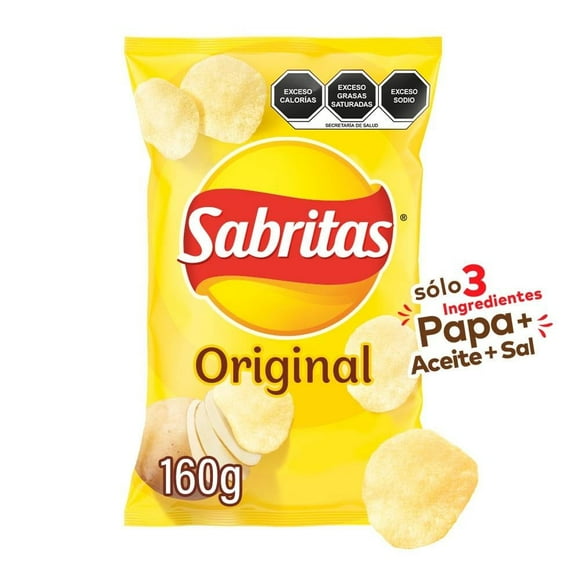 Papas fritas Sabritas sal 160 g