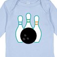 thumbnail image 4 of Inktastic Bowling Team Bowler Gift Boys or Girls Long Sleeve Baby Bodysuit, 4 of 5