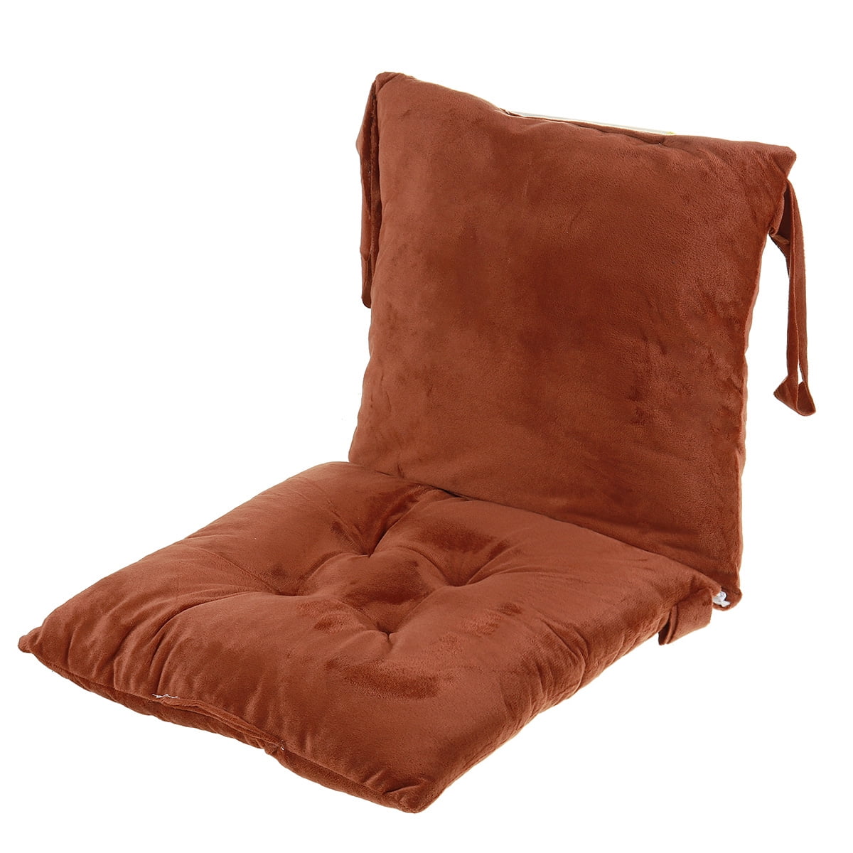 Solid Color Rocking Chair Cushions Set with Ties,Non-Slip Rocker Chair