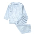 thumbnail image 4 of BOOMNY Baby Girls 2 Peice Pajamas Sets Soft Long Sleeve Buttons Sleepwear Tops Pants Pjs Set for Kids Cozy Loungewear Homewear, 4 of 5