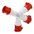 thumbnail image 3 of Zócalo del conector de alimentación industrial, enchufe industrial IP44 Enchufe múltiple impermeable Enchufe industrial Enchufe industrial impermeable del sitio Alta capacidad Jadeshay A, 3 of 8