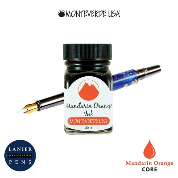 Monteverde Ink Bottle - Mandarin Orange