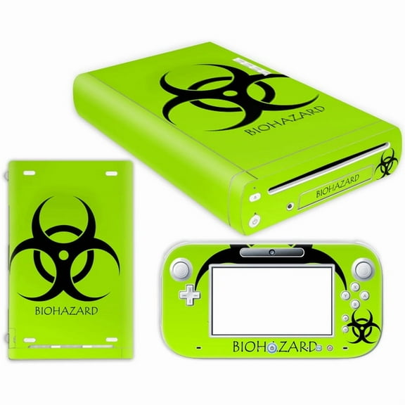 KIPLINK Nintendo Wii U Skin Decal – Full Body Vinyl Cover, Anti-Scratch & Waterproof, Bubble-Free Installation, Cartoon & Anime Designs