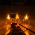 thumbnail image 5 of Candles & holders,Round Hollow Glass Candle Holders Set Of 2, 5 of 8