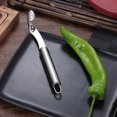 thumbnail image 3 of Ludlz 2Pcs Chilli Pepper Core Remover Stainless Steel Sharp Blade Easy Twist Remove Seeds Food-Grade Material Kitchen Tool, 3 of 8