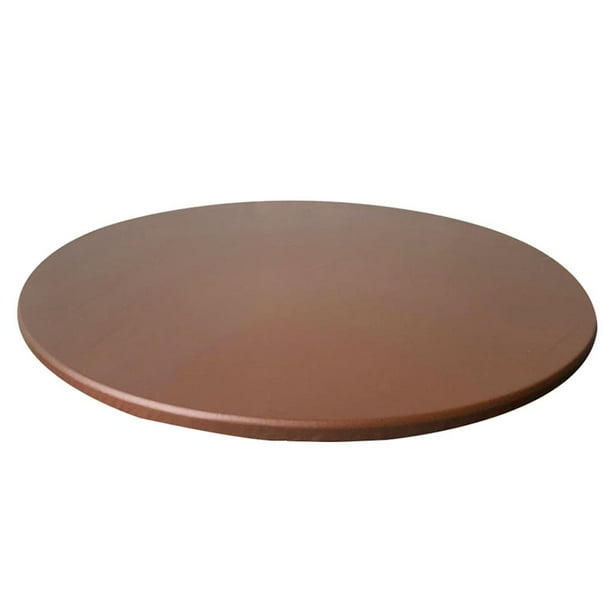 Cubierta de Resistente Mantel Ajustado Antideslizante con Respaldo de Poliéster Ajuste de hasta 120 Cm / 48 Pulgadas de Diámetro. Mesas Yotijar Mantel Elástico Redondo