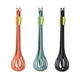 thumbnail image 1 of Egg Beater for Cooking - Compact Hand Mixer with Whisk Function and Manual Egg Scrambler Tool for Baking and Egg Frothing Lightweight Nylon Whisk Assorted Kitchen Utensils, 1 of 8