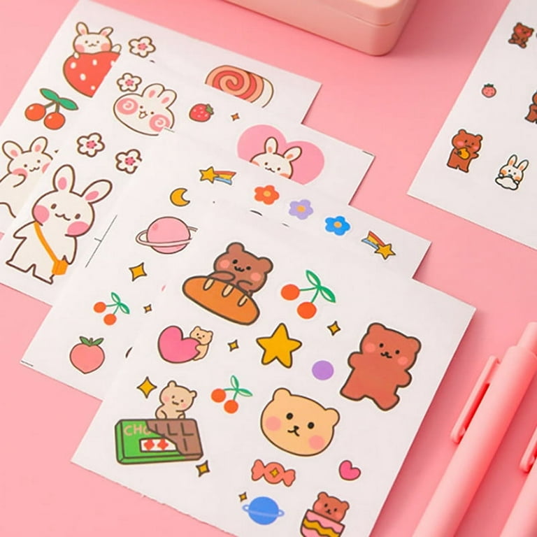 Wholesale Whole DIY Colorful Cute 3D Kawaii Stickers Diary Planner