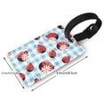 thumbnail image 4 of Balery Flowers and Lady Bugs Print Durable Luggage Tags with Secure Strap, Personalized Travel ID Tags for Suitcases, Bags, and Backpacks - Easy Identification for Men and Women, 4 of 8