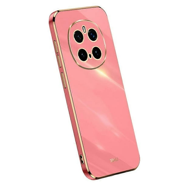XINLI For Honor Magic7 Pro 5G Case TPU Phone Cover with Electroplating Frame - Black