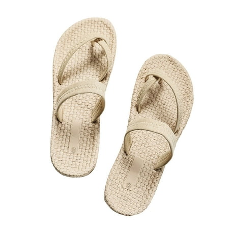 

YanHoo Summer Flat Sandals Women Casual Clip Open Toe Slippers Shoes Comfortable Sandals for Beach Travel