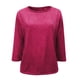 thumbnail image 5 of Ounisa Womens Slim Fit Velvet Burnout Top Cowl Neck Long Sleeve See Through Shirt Blouses Tops, 5 of 7