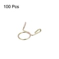 thumbnail image 3 of Unique Bargains Fuel Line Hose Clips, 100 Pack 9mm 65Mn Steel Single Wire Tubing Spring Clamps, 3 of 5