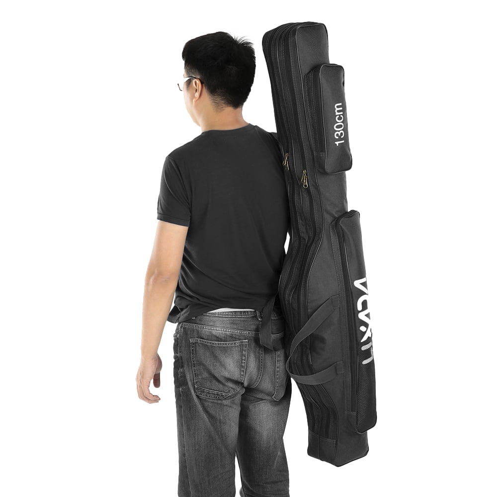 Lixada Trolley-Bag Tragbarer Rollen der Fischerei Rucksack Fischerei Pole Gear Tackle Tool Carry Case Carrier
