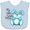 AE-Light Blue, variant on Inktastic My 1st Easter Cuddly Blue Bunny Boys or Girls Baby Bib