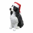 thumbnail image 1 of Springer Spaniel With Santa Hat Christmas Ornament Sculpture, 1 of 1