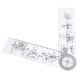 thumbnail image 5 of Regla espinal médica 3 piezas 6/8/10 pulgadas goniómetro espinal médico de 360 ​​grados plástico giratorio semitransparente para medición ANGGREK Otros, 5 of 8