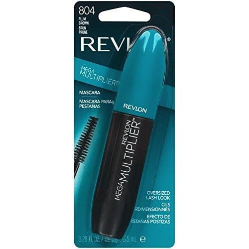 Revlon Mega Multiplier Mascara, Plum Brown, 0.28 Fluid Ounce Packaging May Vary - Pack of 2