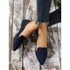 thumbnail image 1 of Women's Large Size 35-45 Pointed Toe Shallow Mouth Flat Shoes, Autumn New Outdoor Daily Soft-Sole Work Shoes, Driving Loafers, Flat Single Shoes, 1 of 4