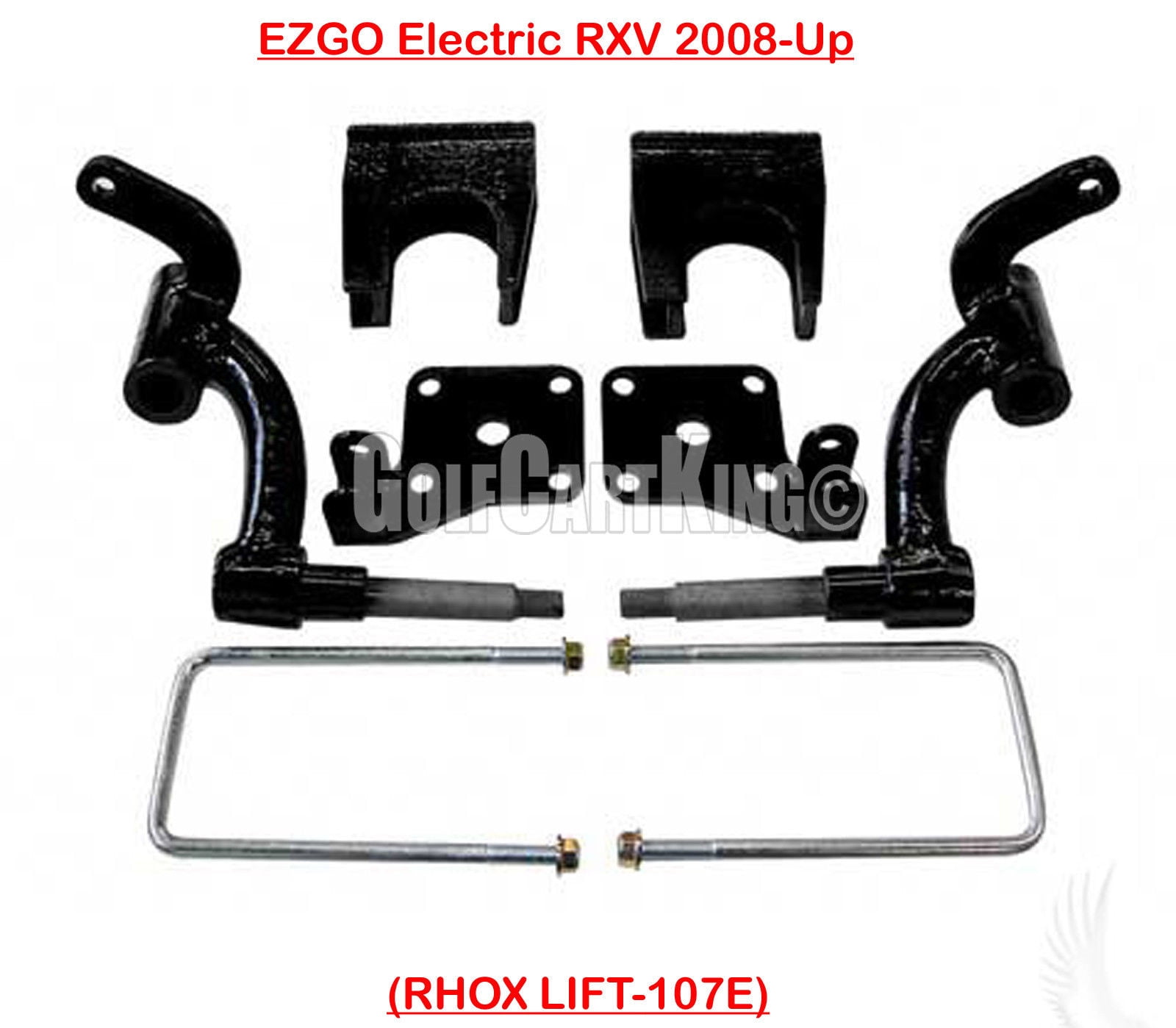 RHOX 6" Drop Spindle Lift Kit for EZGO RXV Electric 20082013(Feb 1st