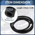 thumbnail image 5 of 5.5FT 5/16" 8mm ID 2.5mm Thickness Silicone Vacuum Tubing Hose Automotive Vacuum Line for Air and Water, 5 of 8