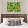 thumbnail image 3 of Papaya leaf Tropical Tapestry for Bedroom - Tapestry Wall Hanging Wall Tapestry for Dorm Wall Decor Home Decoration , Aesthetic Funny Tapestry 29 x 37in, 3 of 5