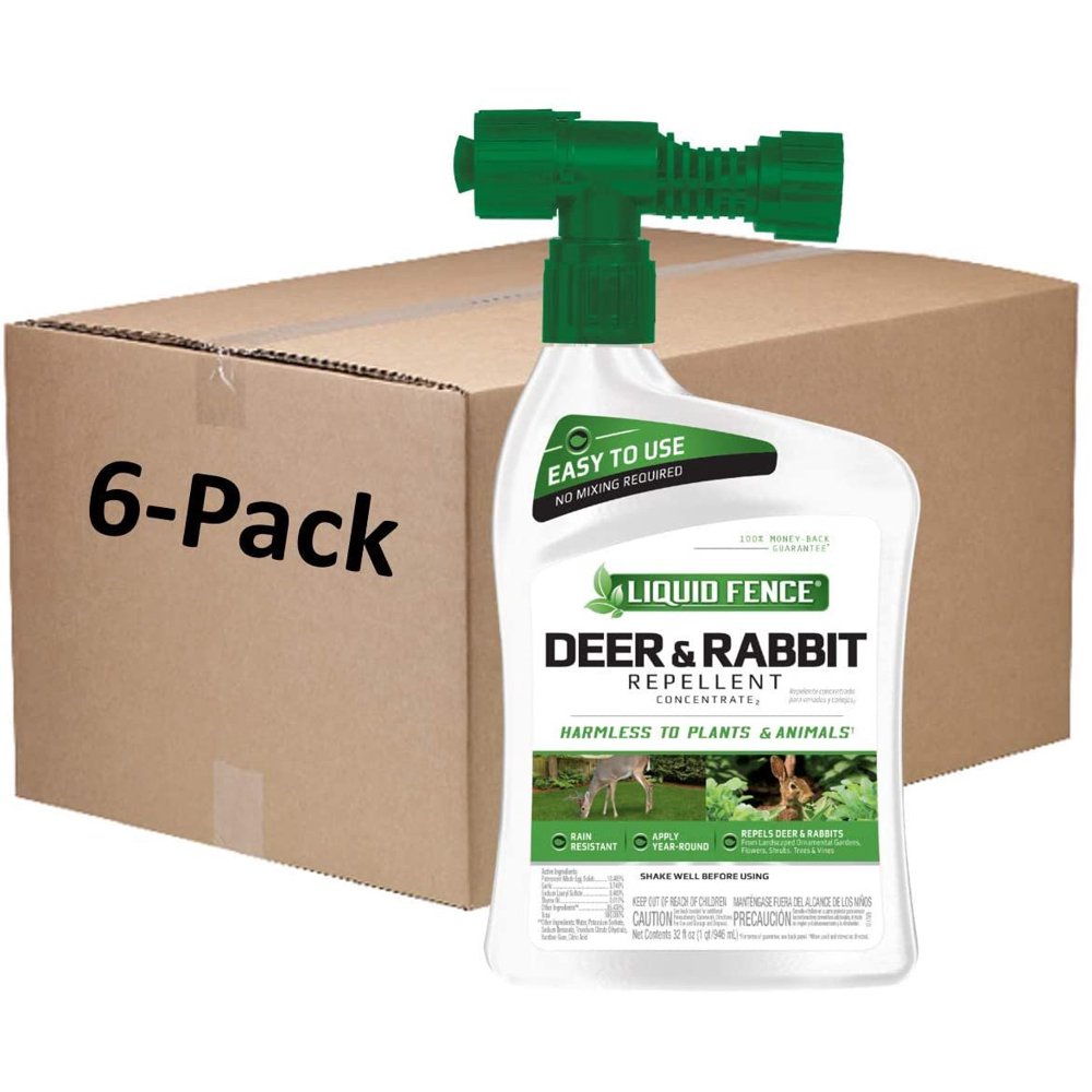 Liquid Fence HG75044 Deer and Rabbit Repellent Concentrate, Hose End